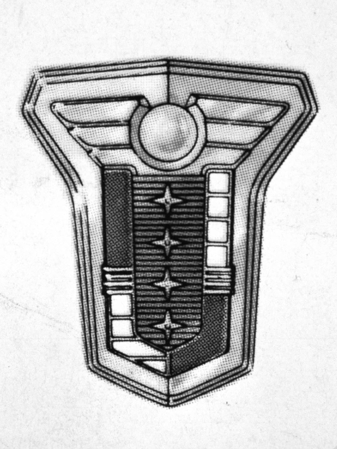 1952 Mercury badges 0400-9205