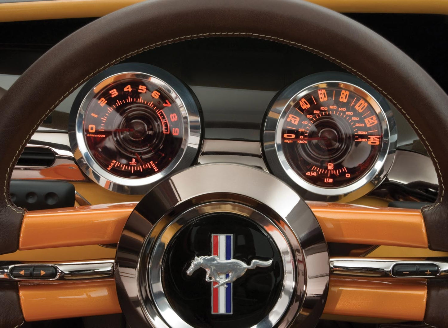 2006 Ford Mustang Giugiaro concept car interior 0401-0568