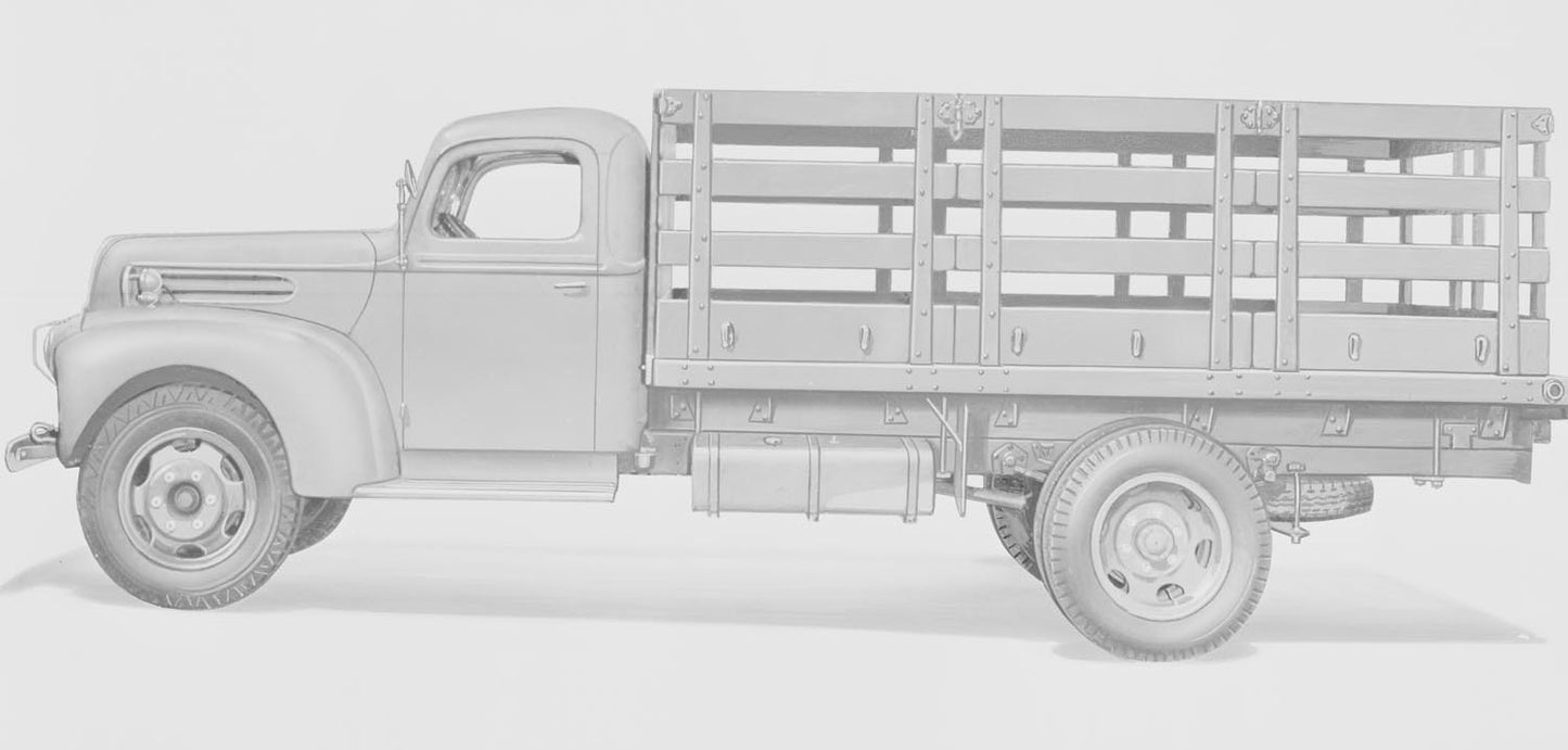 1942 Ford stake truck 0401-0933