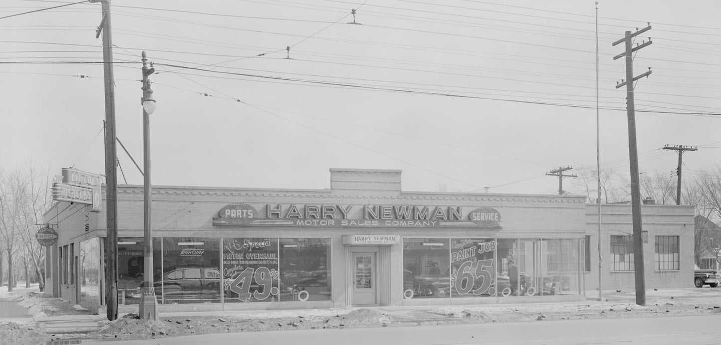 1946 Lincoln Mercury dealer Harry Newman Motor Sal 0401-1036