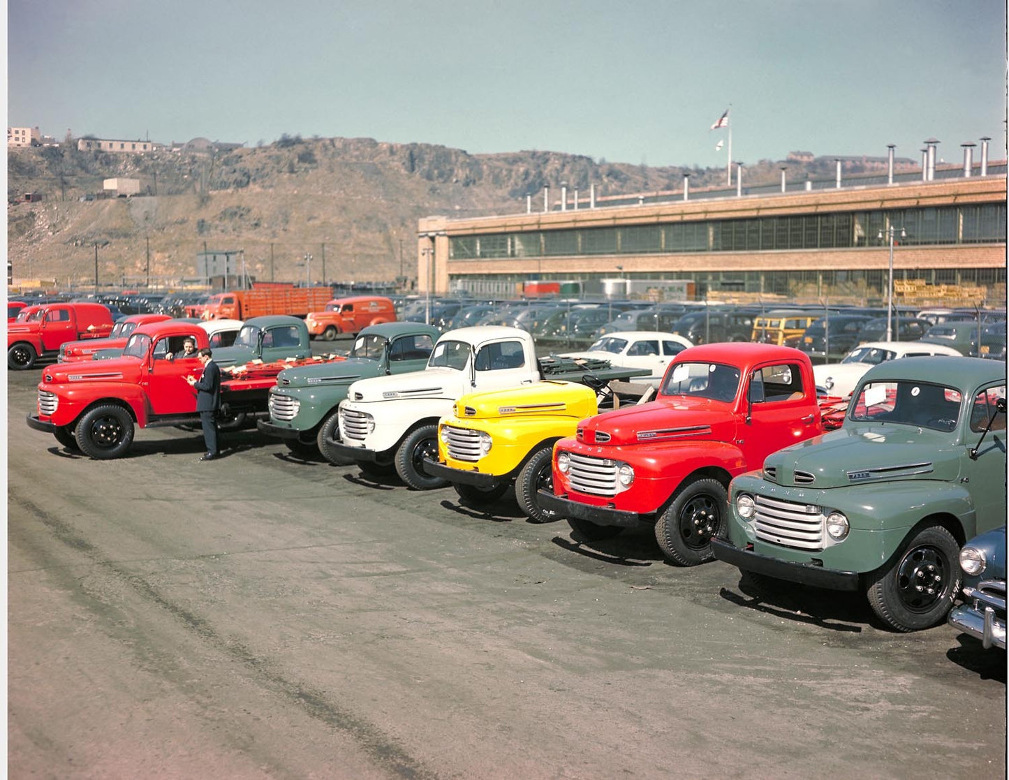 1949 Ford trucks at Edgewater New Jersey Plant 0401-1162