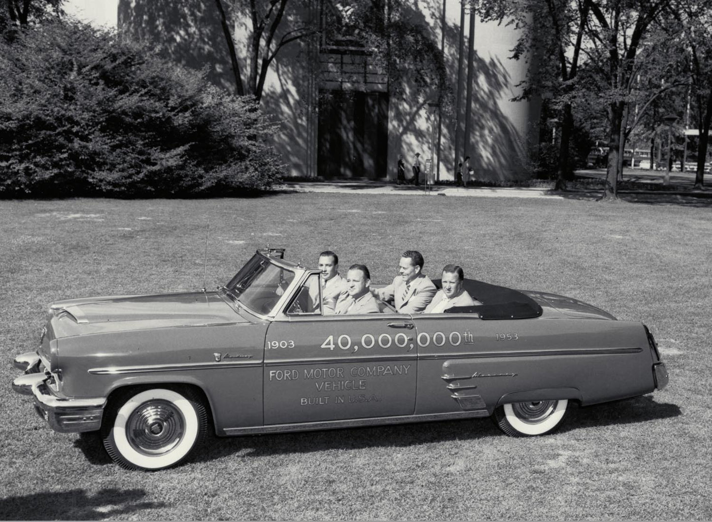 1953 Mercury 40 millionth car produced Ford brothe 0401-1243