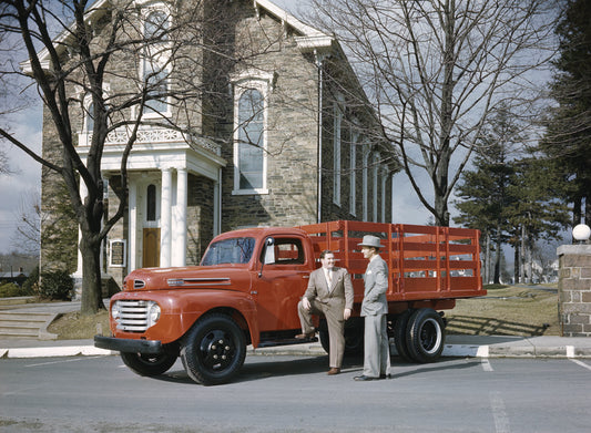 1949 Ford F 5 stake truck 0401-1399