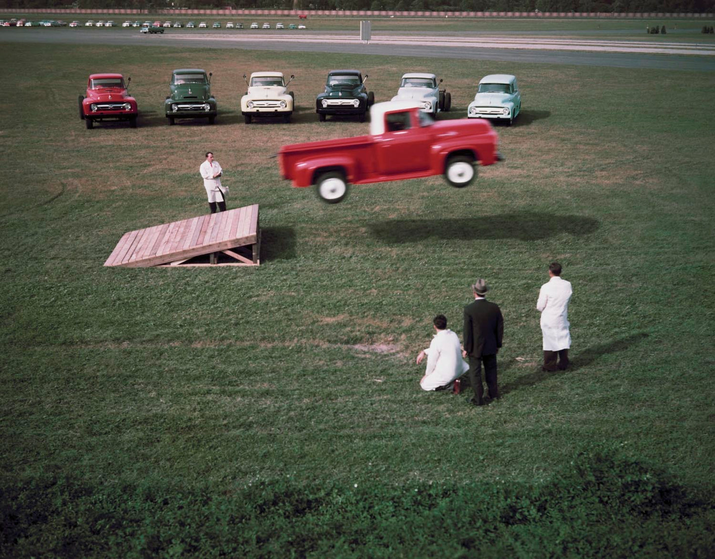 1956 Ford F 100 pickup truck 0401-1753