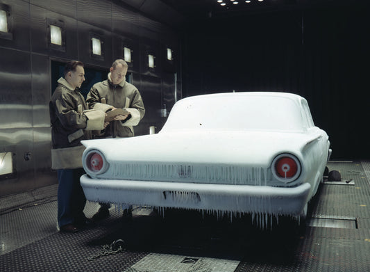 1961 Ford Galaxie in cold room 0401-2143