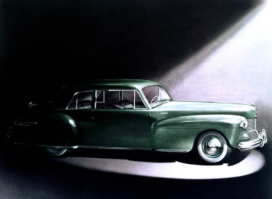 1942 Lincoln Continental coupe art work 0401-5539