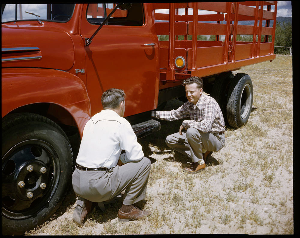 1948 Ford F 5 stake truck 0401-5836