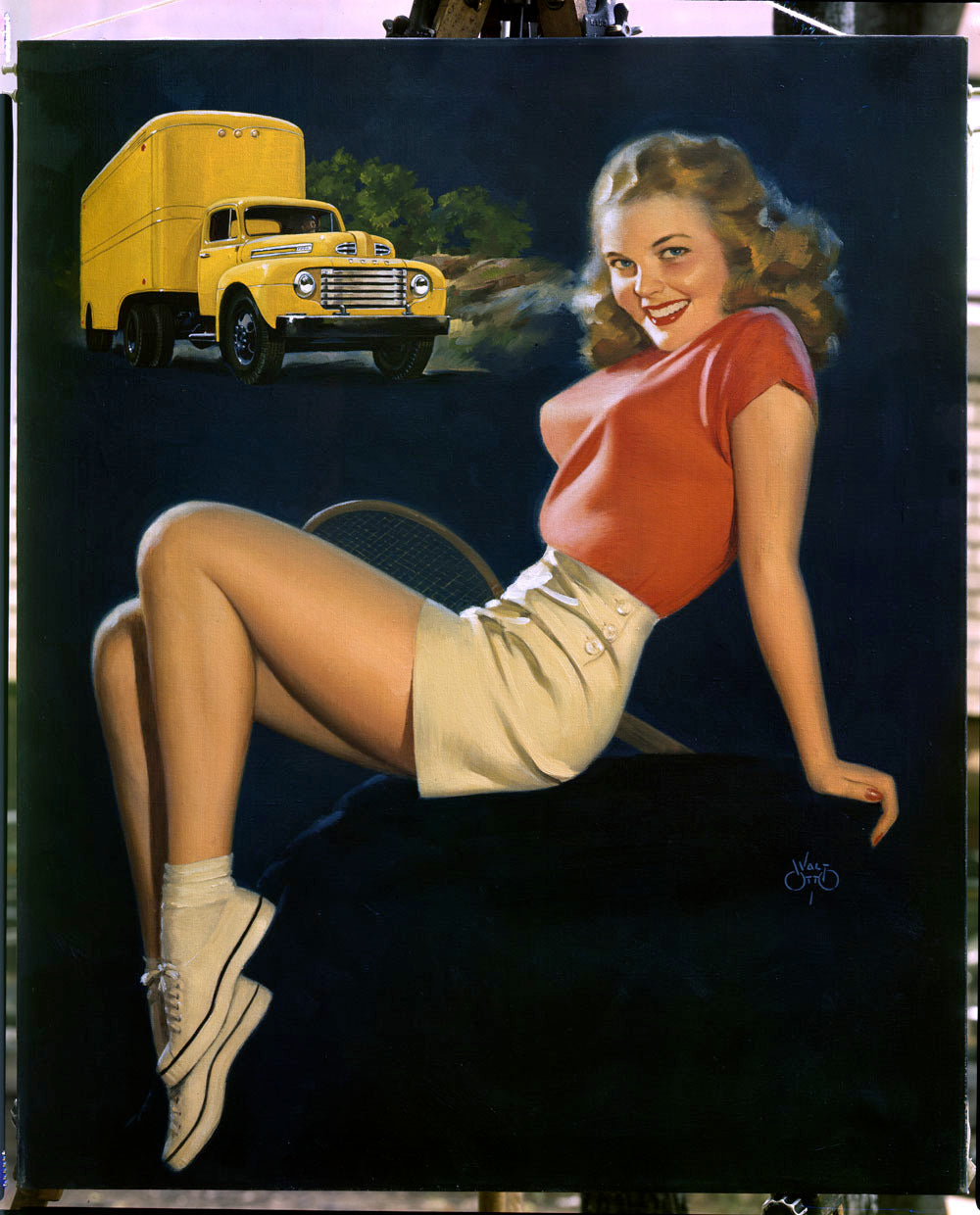 1948 Ford Times cover art 0401-5847