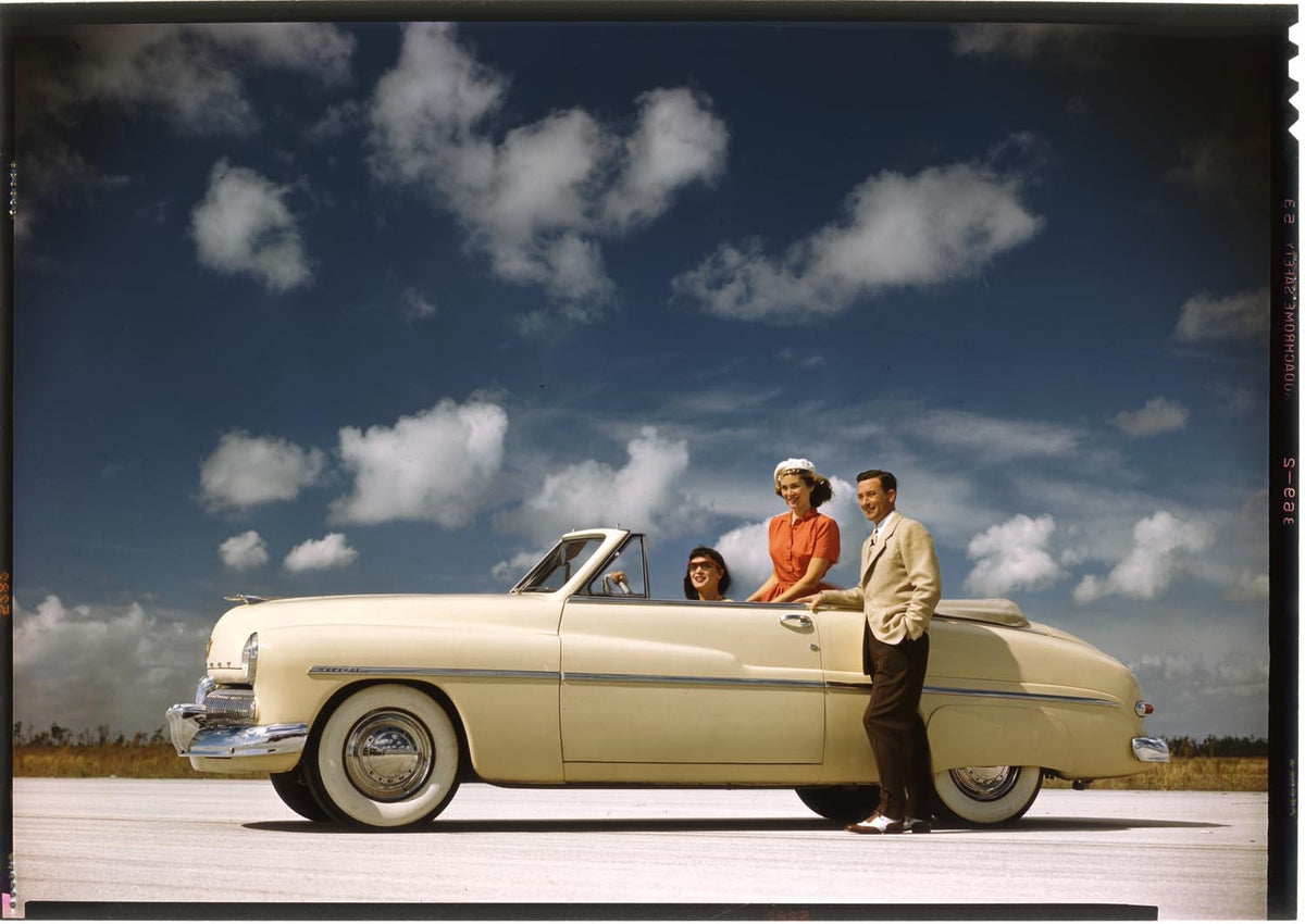 Ford Motor Company archival image documenting 1949 Mercury Convertible Coupe 223 110A.