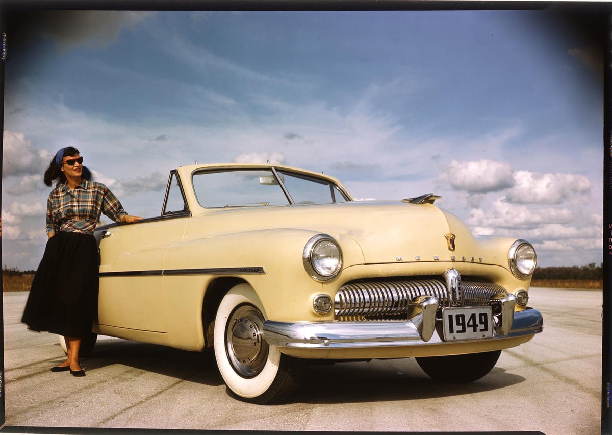 Ford Motor Company archival image documenting 1949 Mercury Convertible Coupe.