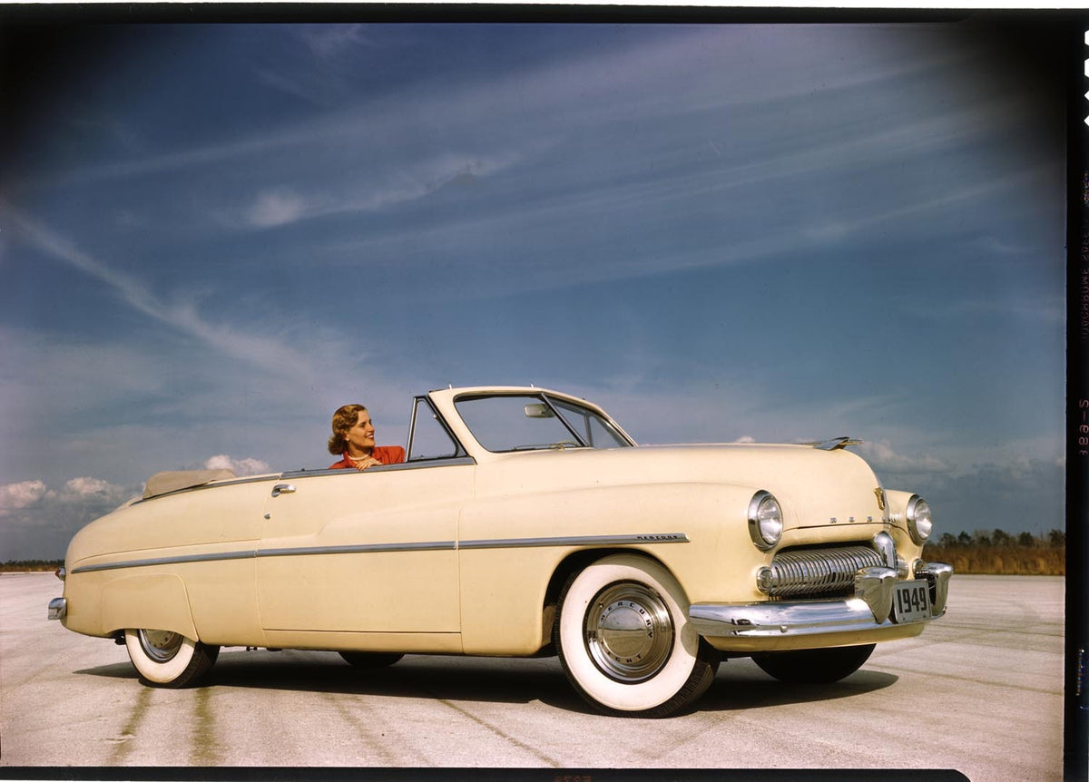 Ford Motor Company archival image documenting 1949 Mercury Convertible Coupe.