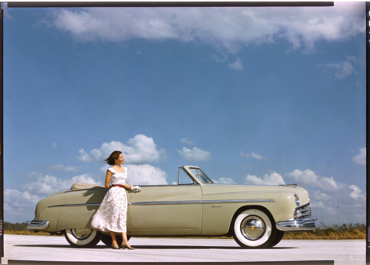 Ford Motor Company archival image documenting 1949 Mercury Convertible Coupe.