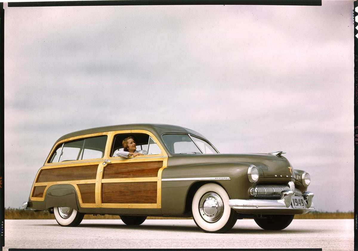 Ford Motor Company archival image documenting 1949 Mercury station wagon.