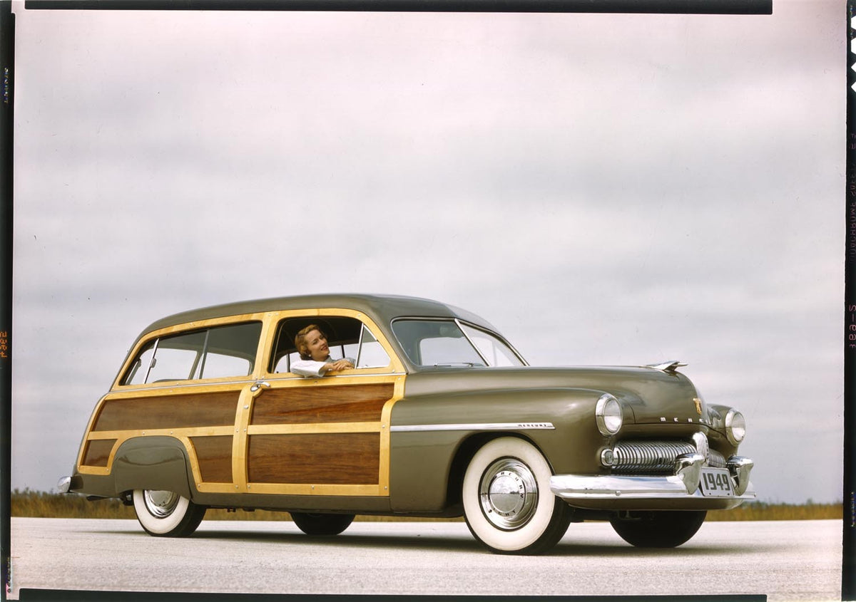 Ford Motor Company archival image documenting 1949 Mercury station wagon.