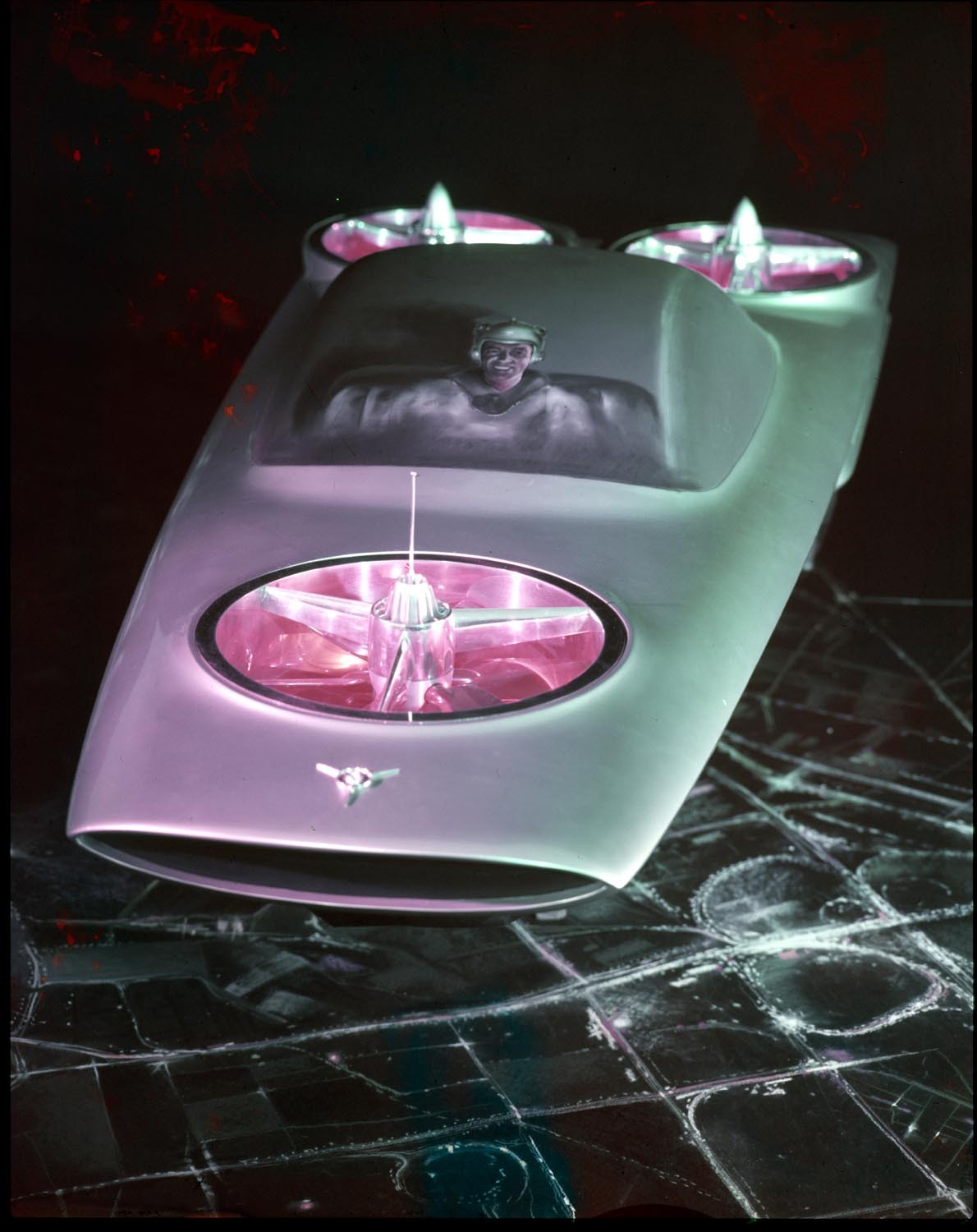 1957 Ford Styling future travel modes Volante concept car 0401-6784