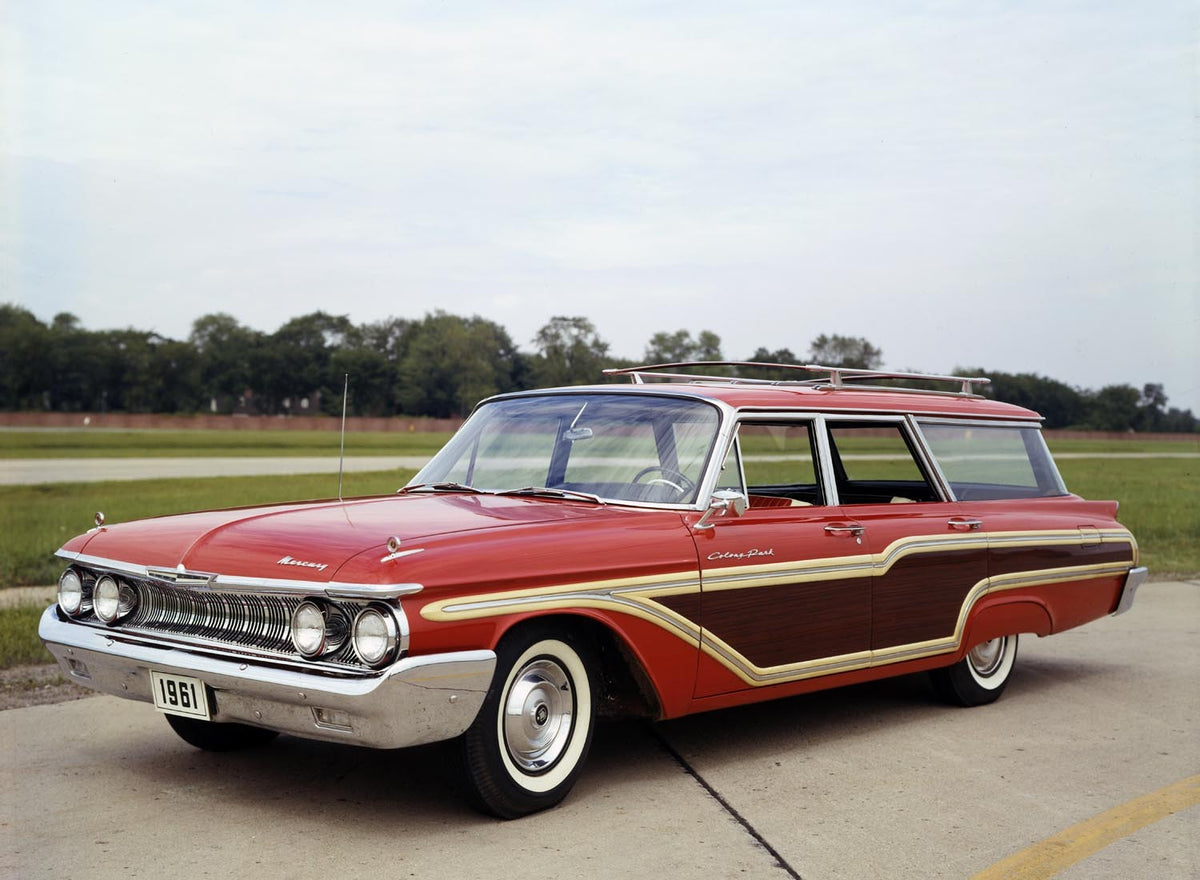 Ford Motor Company archival image documenting 1961 Mercury Colony Park station wagon.