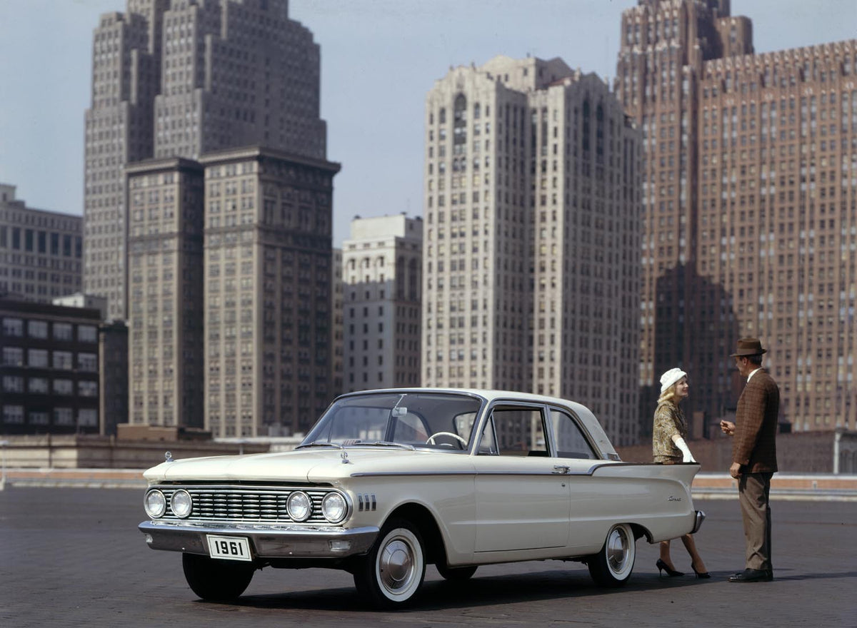 Ford Motor Company archival image documenting 1961 Mercury Comet two door.