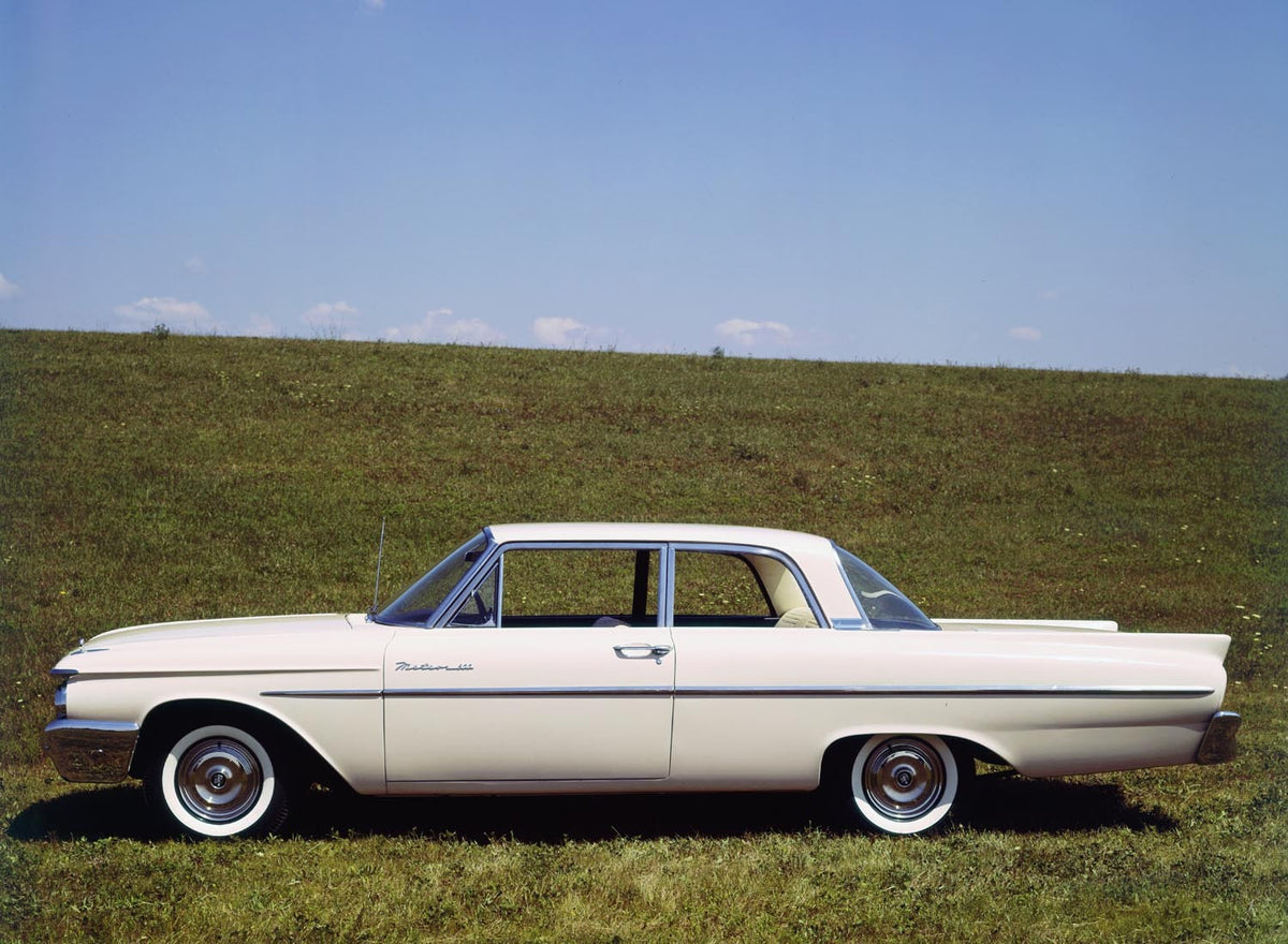 Ford Motor Company archival image documenting 1961 Mercury Meteor two door sedan.
