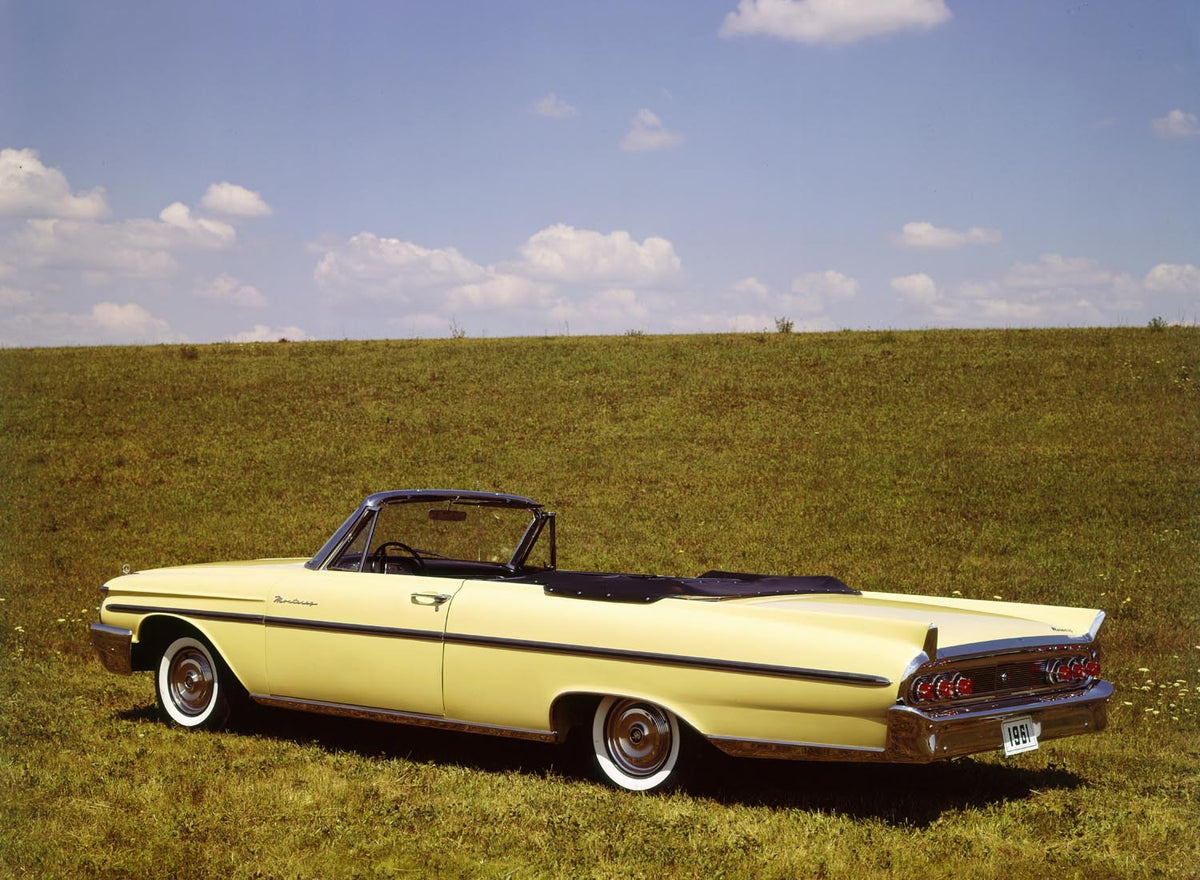 Ford Motor Company archival image documenting 1961 Mercury Monterey convertible.
