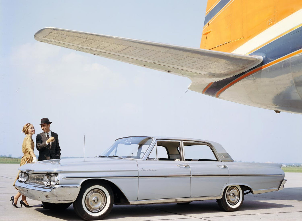 Original archival image documenting 1961 Mercury Monterey four door sedan.