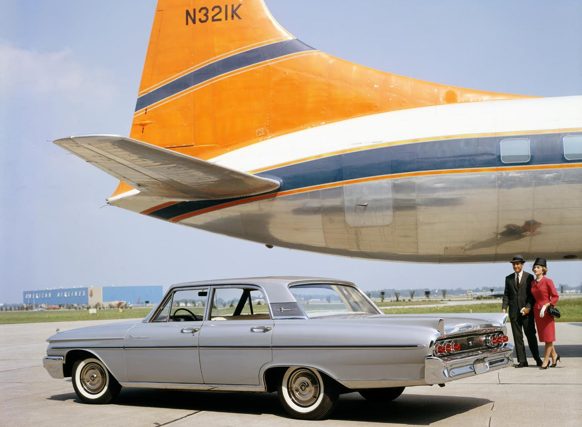 Ford Motor Company archival image documenting 1961 Mercury Monterey four door sedan.
