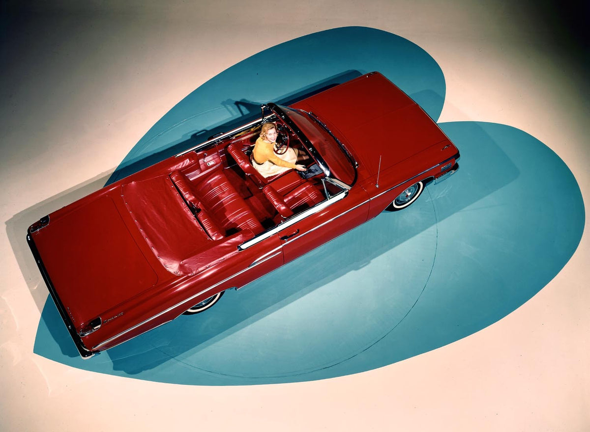Ford Motor Company archival image documenting 1962 Mercury Monterey S 55 convertible.