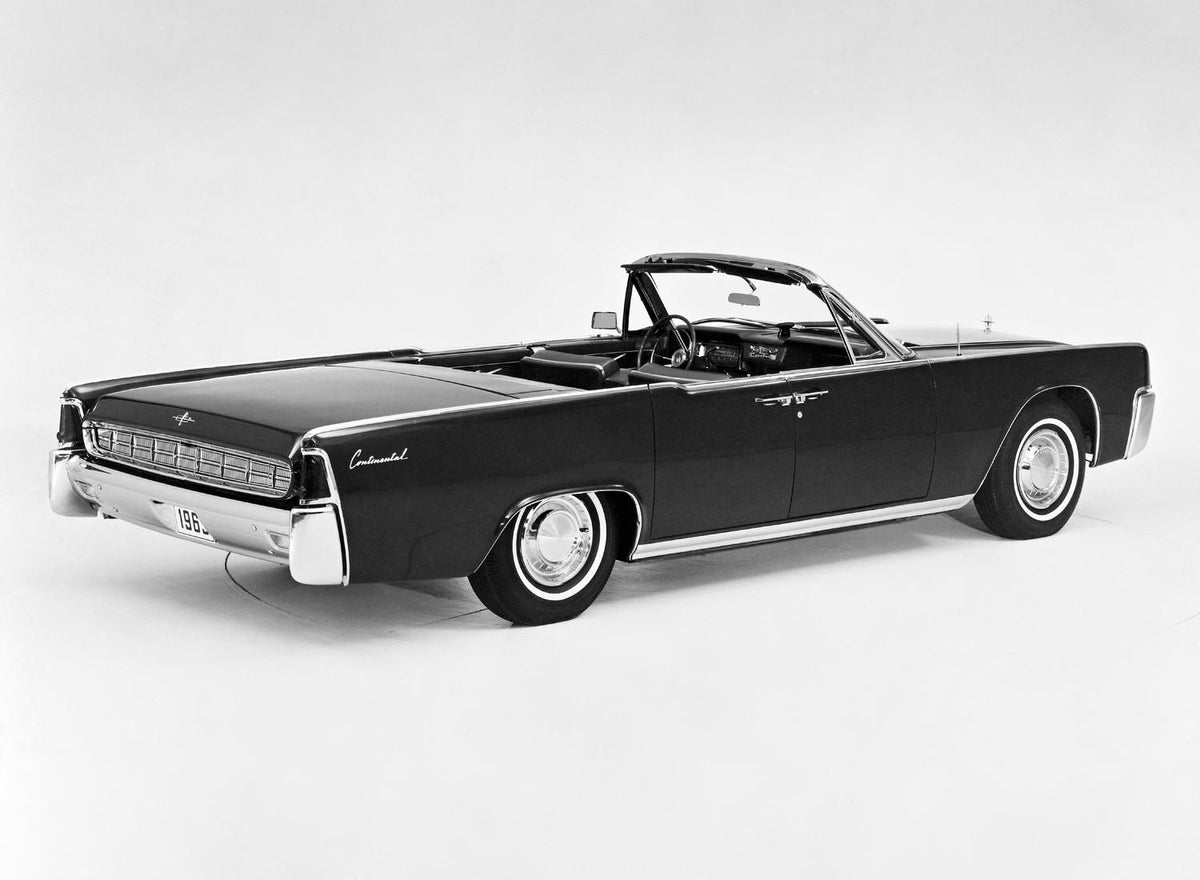 Ford Motor Company archival image documenting 1963 Lincoln Continental convertible.
