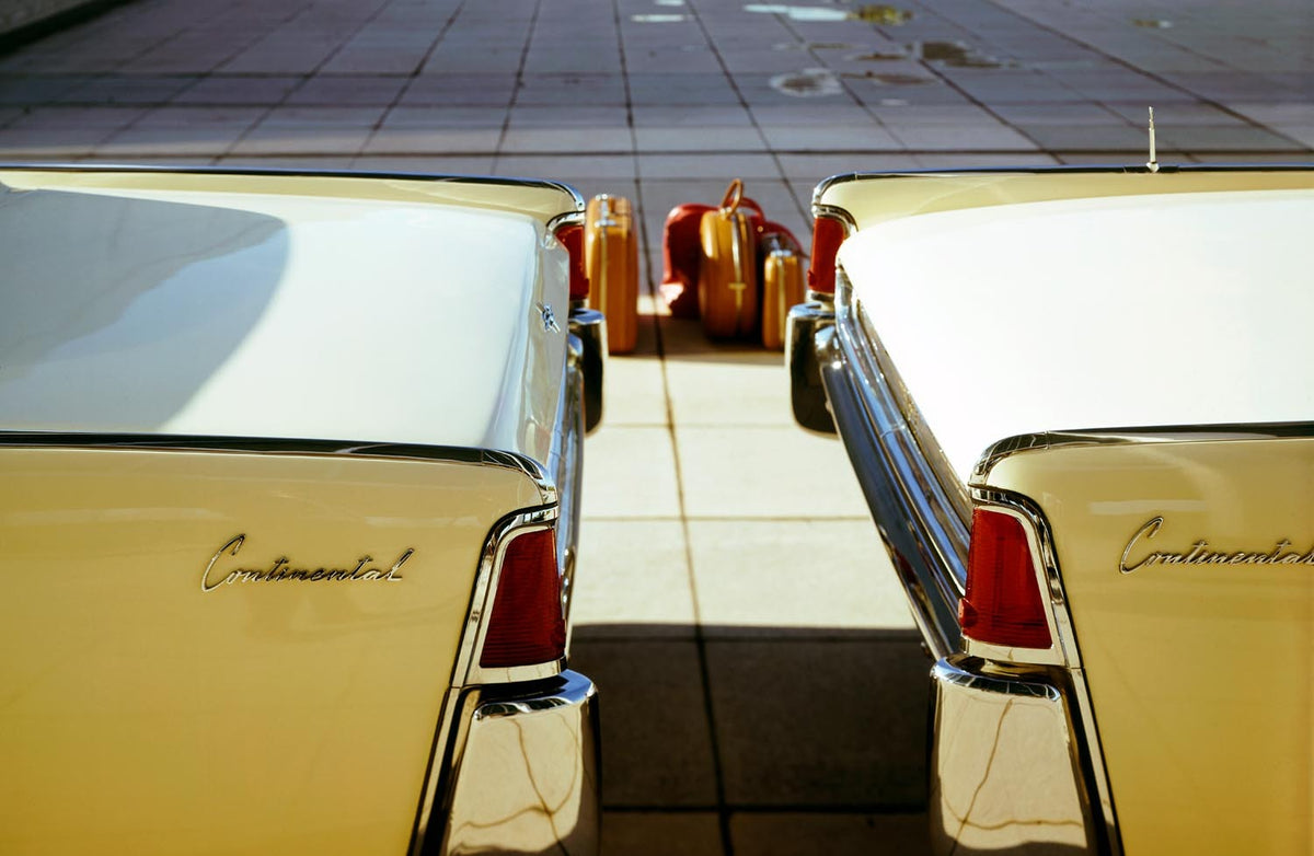 Ford Motor Company archival image documenting 1963 Lincoln Continental four door sedans.