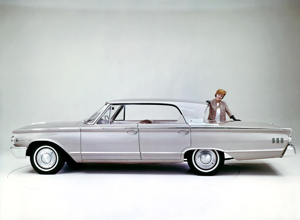 Ford Motor Company archival image documenting 1963 Mercury Monterey four door hardtop.