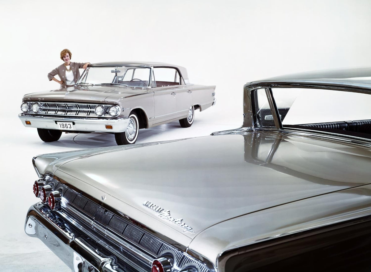 Ford Motor Company archival image documenting 1963 Mercury Monterey four door hardtop.