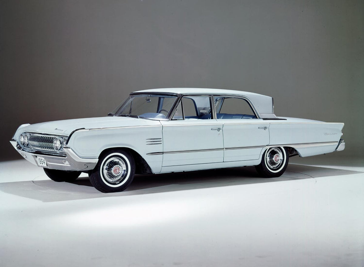 Ford Motor Company archival image documenting 1964 Mercury Montclair four door sedan.