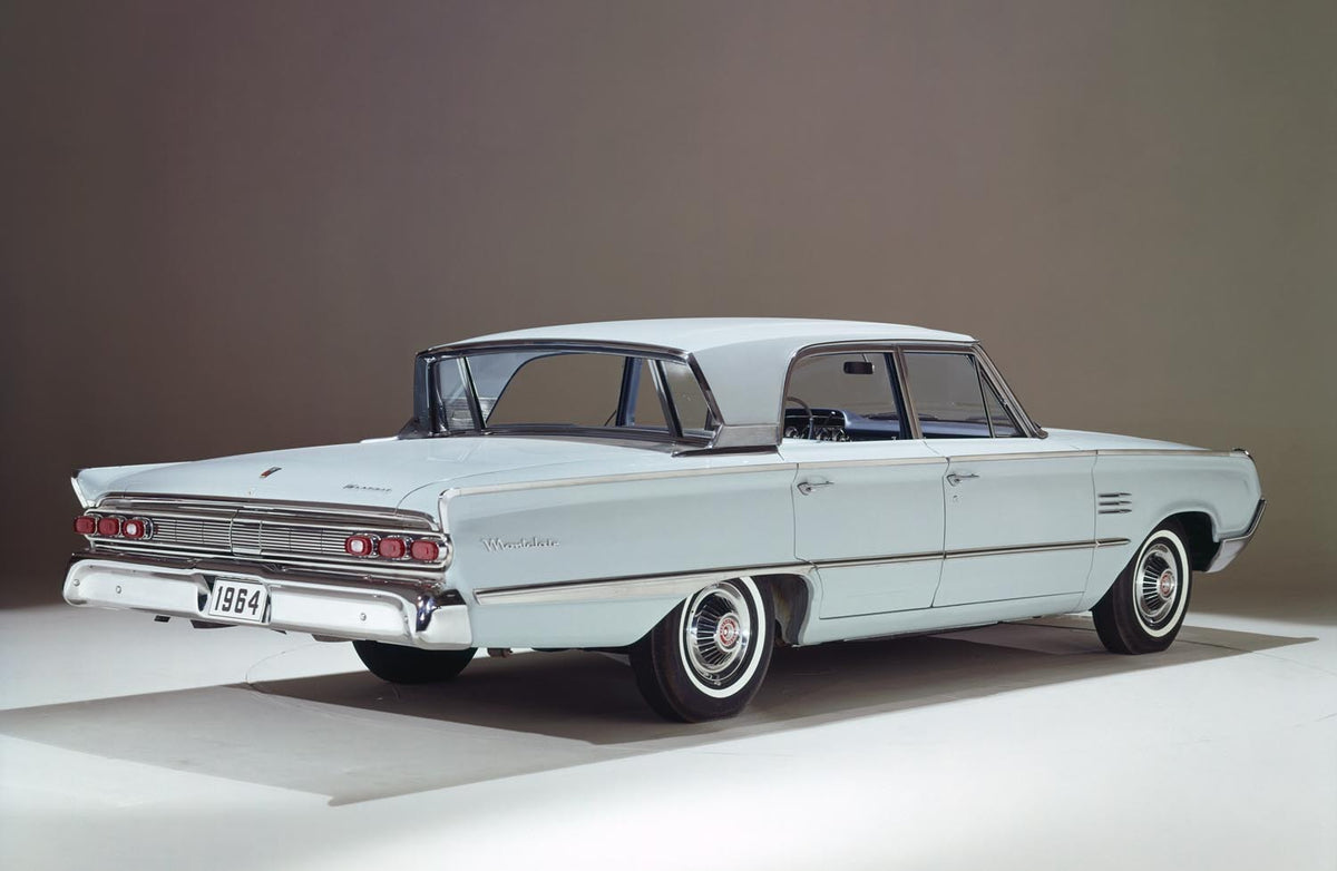 Ford Motor Company archival image documenting 1964 Mercury Montclair four door sedan.