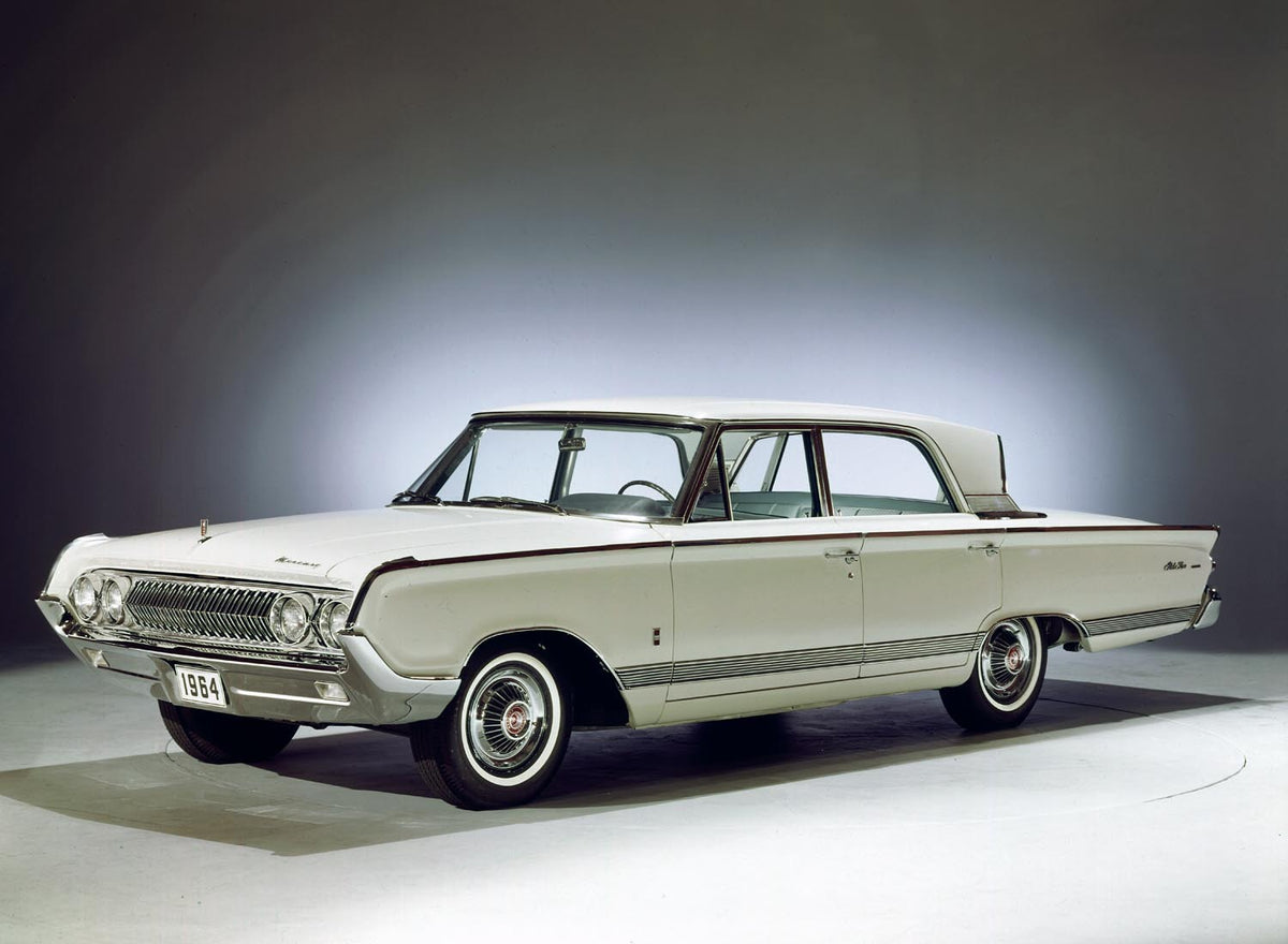 Ford Motor Company archival image documenting 1964 Mercury Park Lane four door sedan.