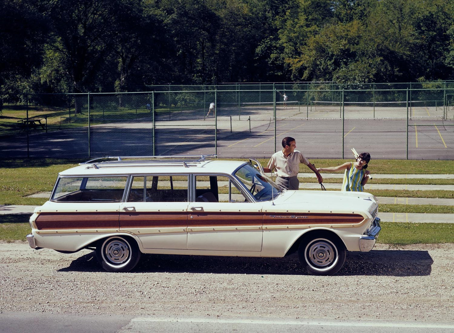 1965 Ford Falcon Squire station wagon 0401-7793