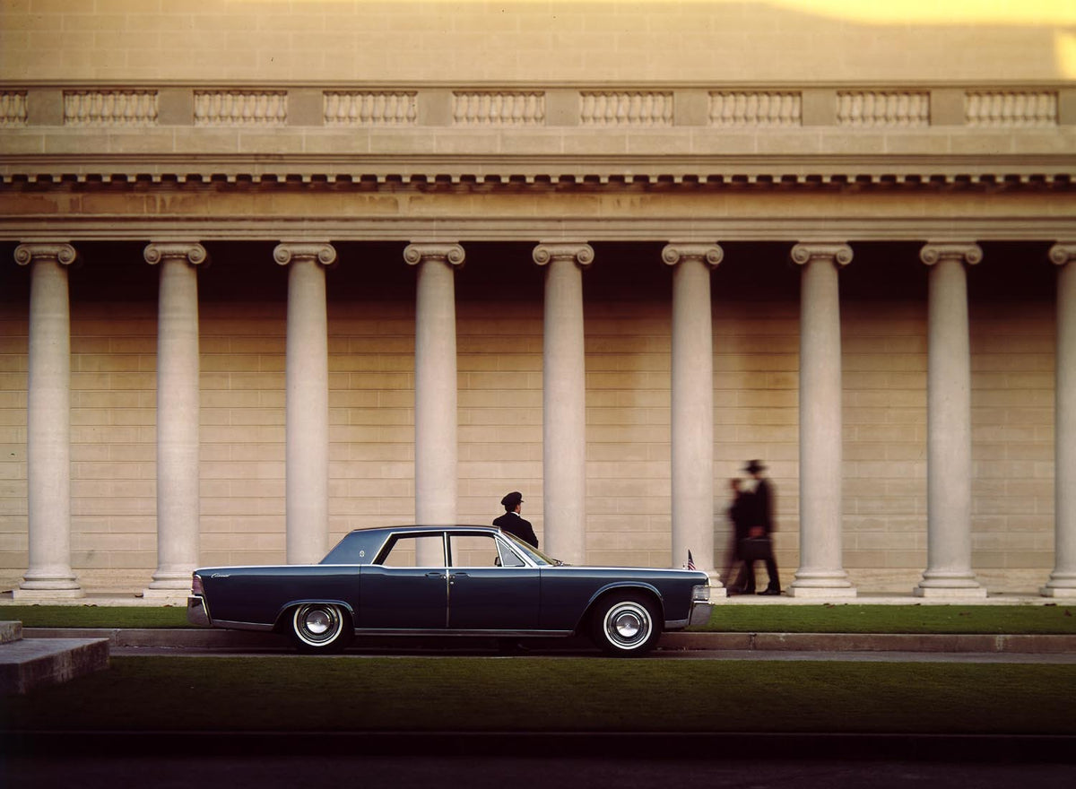 Original archival image documenting 1969 Lincoln Continental Town Sedan concept car.