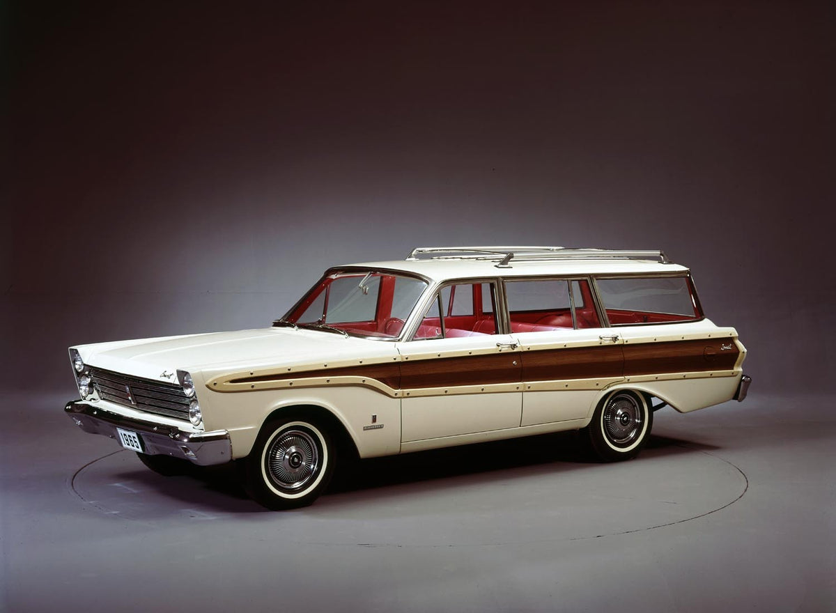 Ford Motor Company archival image documenting 1965 Mercury Comet Villager station wagon.