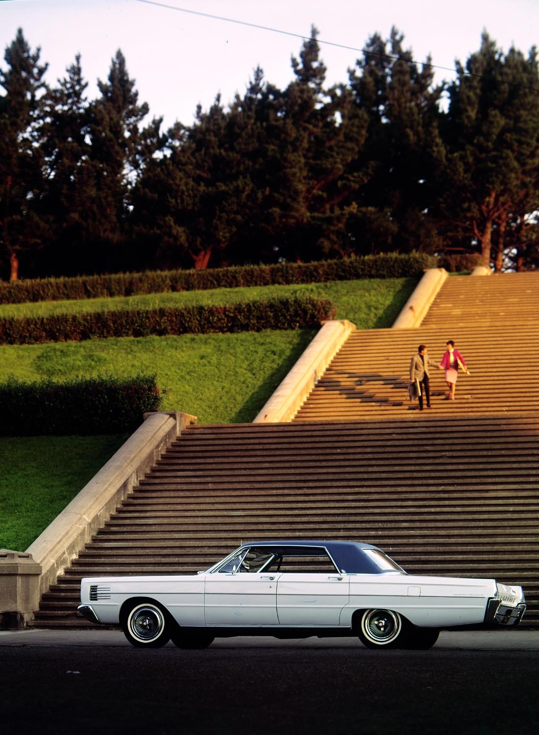 Ford Motor Company archival image documenting 1965 Mercury Montclair four door hardtop.