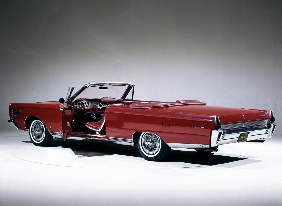 Ford Motor Company archival image documenting 1965 Mercury Park lane convertible prototype.