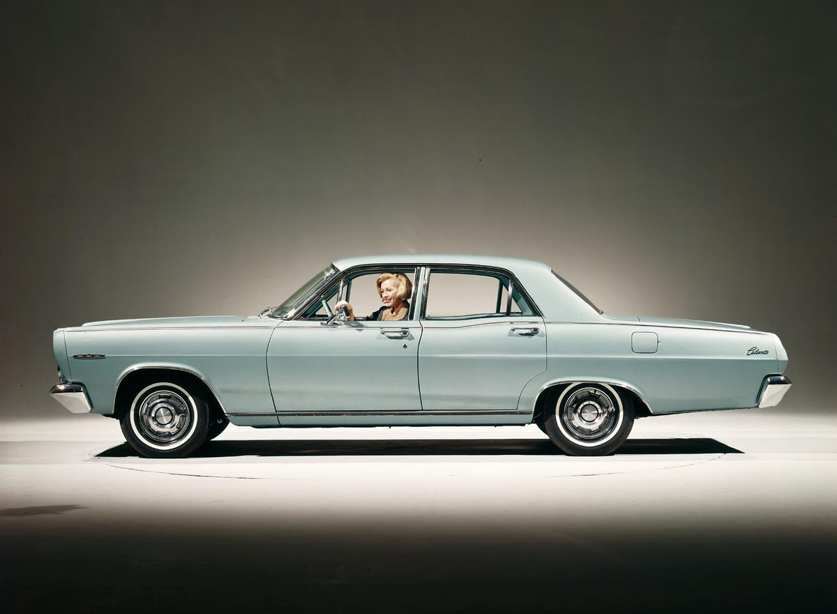Original archival image documenting 1966 Mercury Comet Caliente four door sedan.