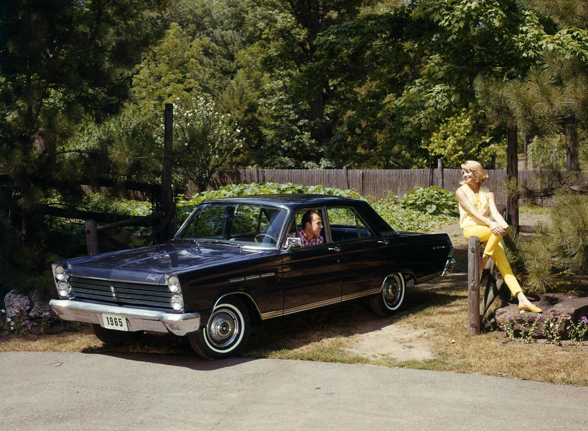 Ford Motor Company archival image documenting 1966 Mercury Comet four door sedan.