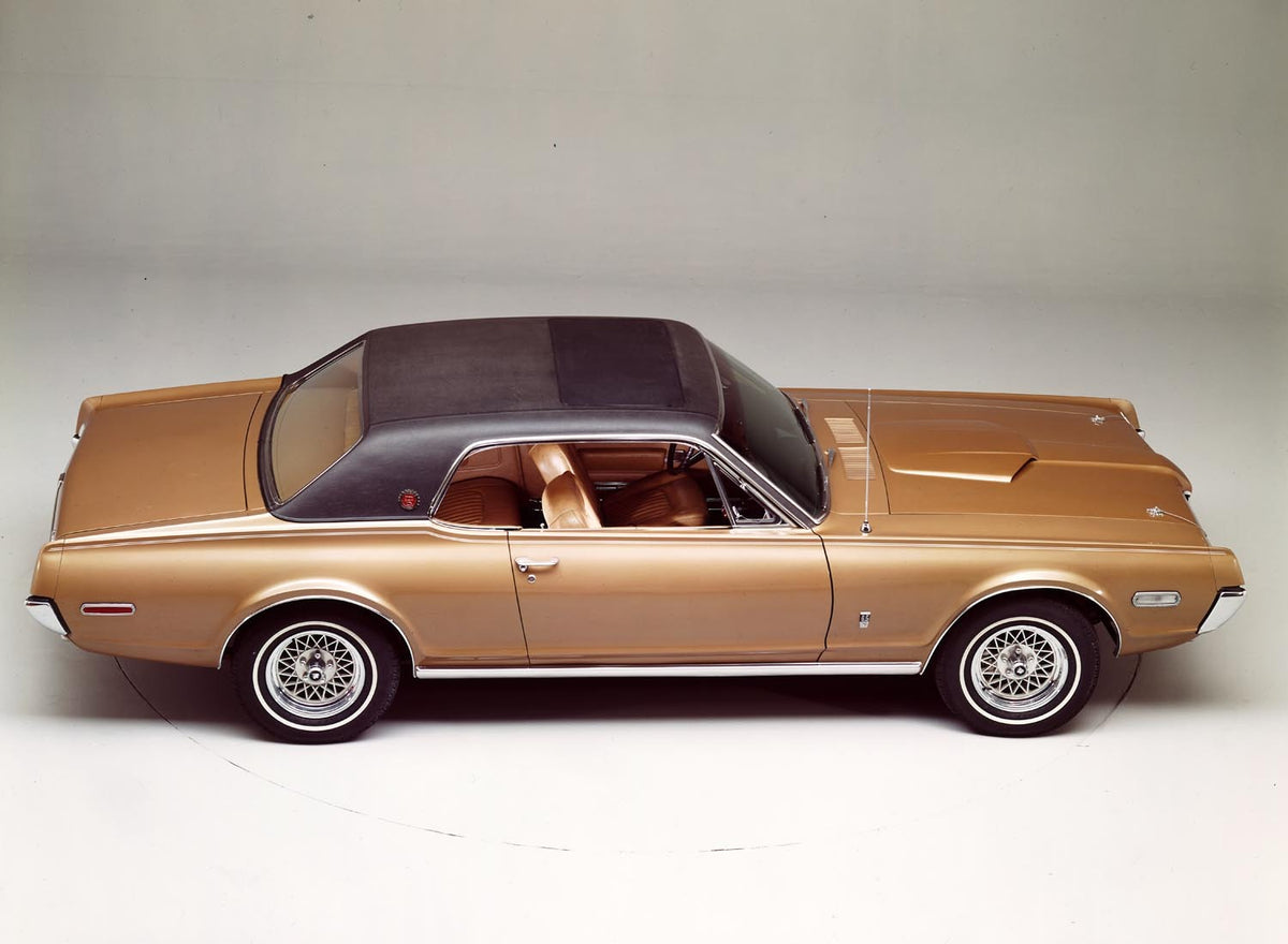 Ford Motor Company archival image documenting 1968 Mercury Cougar GT E prototype.