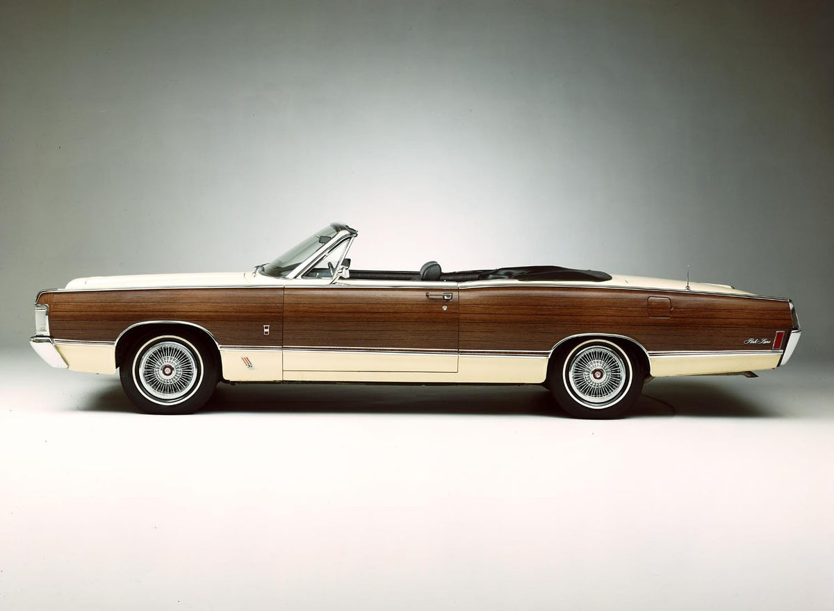 Ford Motor Company archival image documenting 1968 Mercury Park Lane convertible.