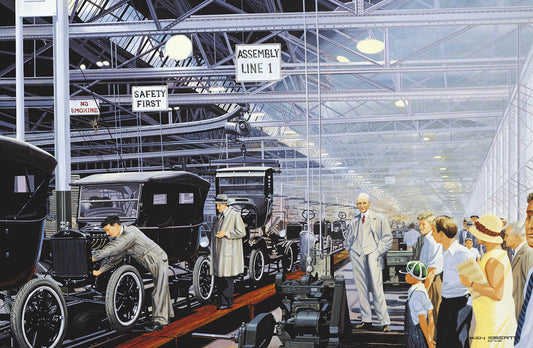 1920's Ford Production Line  0404-2078