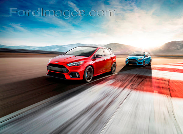 2018 Ford Focus RS Art Print Poster