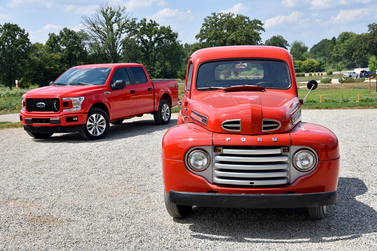 2018 Ford F-150 with 1948 Classic Ford F 1 Art Pri 0404-3547
