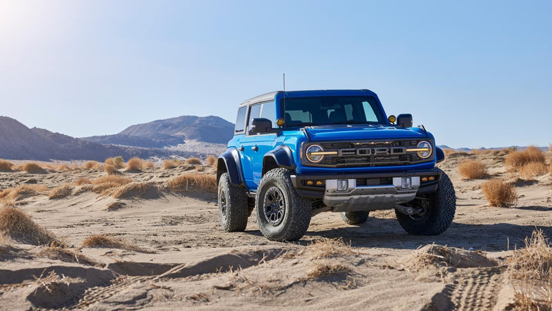 2022 Ford Bronco Raptor off road Velocity Blue 0404-7210