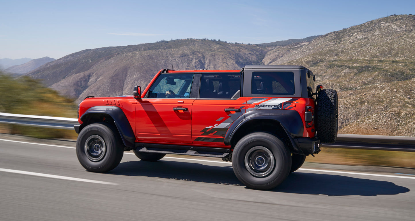 2022 Ford Bronco on road Code Orange 0404-7218