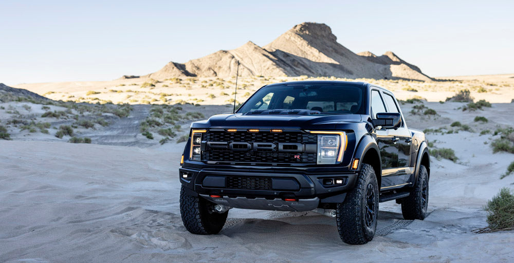 2023 F-150 Raptor R exterior Antimatter Blue 0404-7225