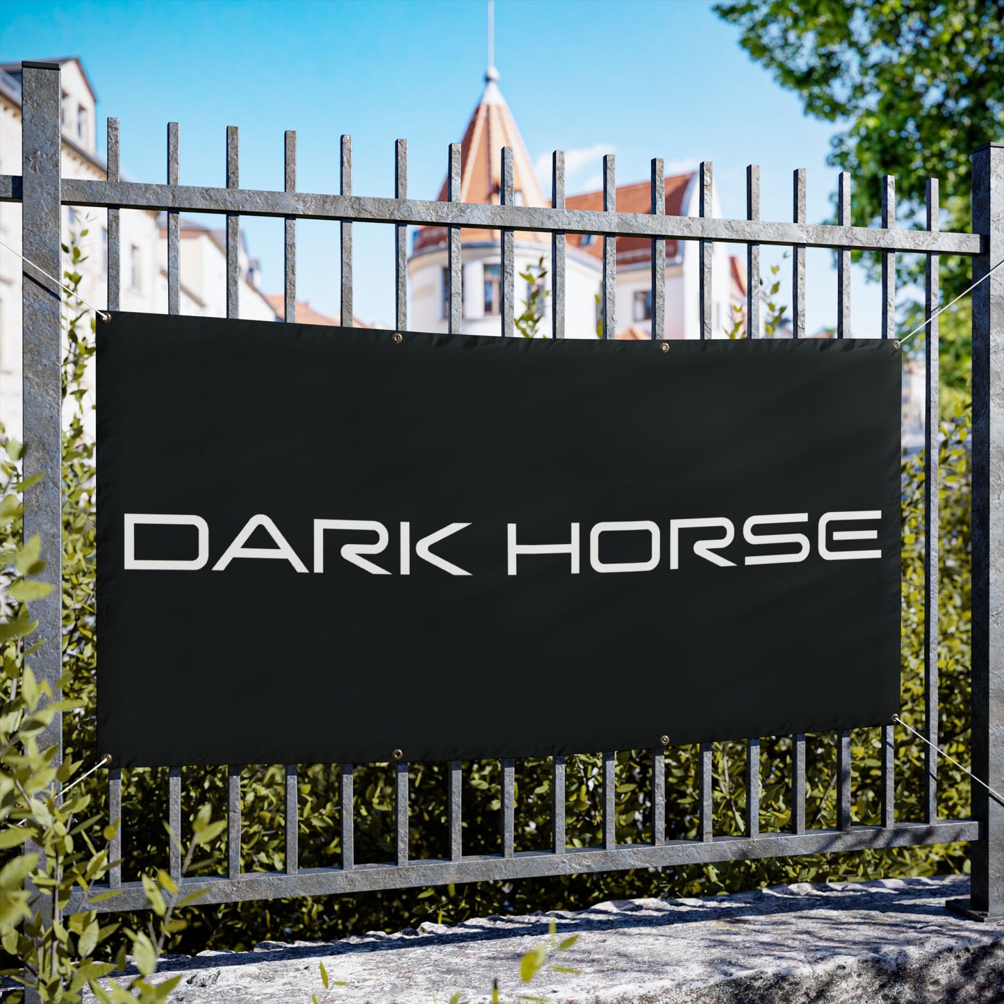 Vinyl Banner - DARK HORSE Display for Events and Celebrations