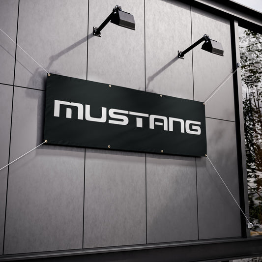 Vinyl Banner - MUSTANG Display for Events and Celebrations